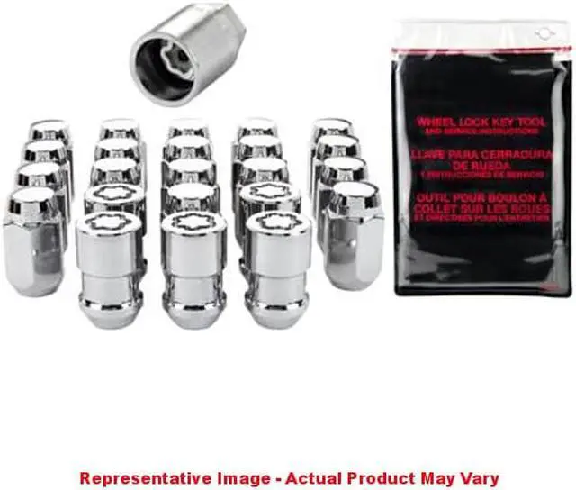Alt view image 3 of 6 - McGard 84562 Jeep Wrangler Chrome Cone Seat Wheel Install Kit (1/2"-20)