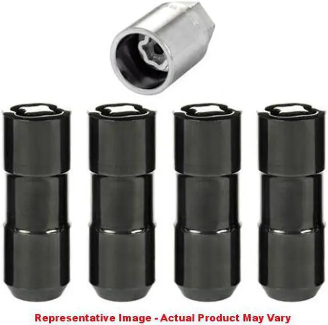 Main image of McGard 24144 Chrome/Black Cone Seat Wheel Lock Set (9/16"-18)