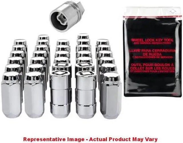 Alt view image 5 of 7 - McGard 84820 Chrome Cone Seat Wheel Installation Kit; 8 Lug (M14 x 1.5)