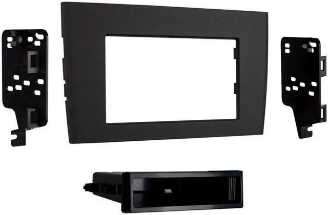 Alt view image 4 of 5 - Metra 99-9228B Single/Double DIN Stereo Install Dash Kit for 2003-14 Volvo XC90
