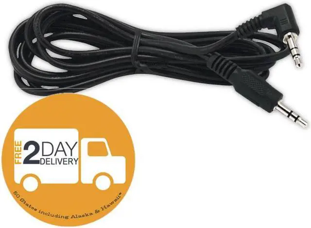 Alt view image 4 of 4 - Install Bay 3.5mm Male Right Angle To 3.5mm Male Cable 6 Ft /2M - Pack of 10