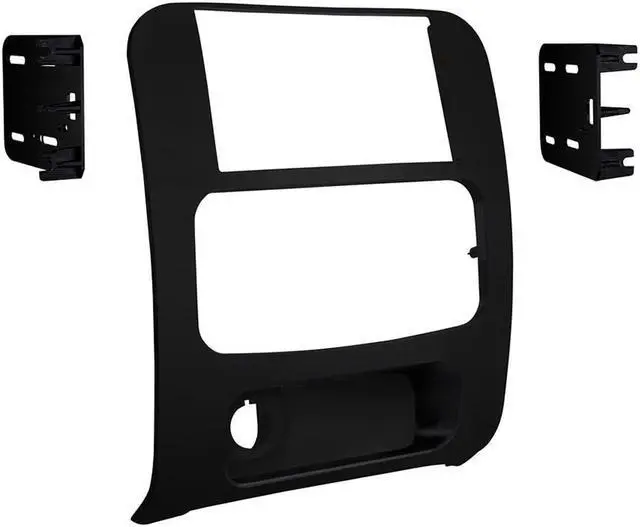 Alt view image 5 of 5 - Metra 95-6524B 2002 to 2007 Jeep Liberty Double-DIN Installation Kit, Matte Black