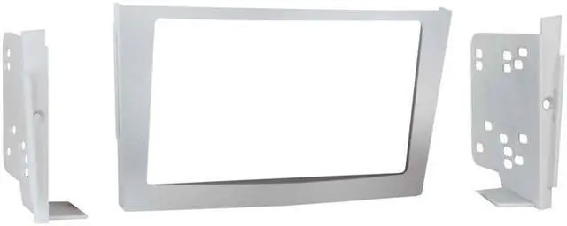 Alt view image 6 of 6 - Metra 95-3107S (Silver) Double DIN Installation Dash Kit for 2008-up Saturn Astra (Silver)