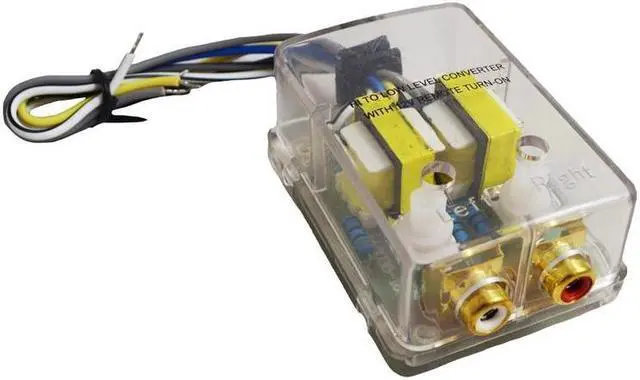 Alt view image 6 of 6 - 2-Channel High to Low Line Output Converter w/ Built-in 12 Volt Remote Turn-On