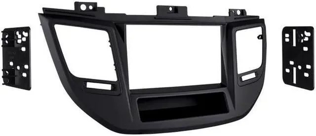 Alt view image 5 of 5 - Metra 95-7369B Black Double DIN Car Stereo Dash Kit for 2016-up Hyundai Tucson