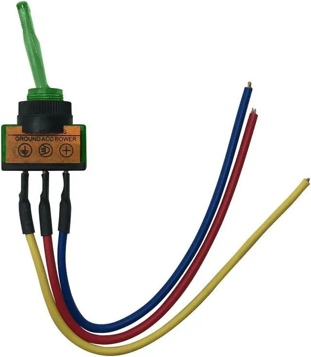 Alt view image 3 of 5 - The Install Bay IBITSG Universal Pre Wired Toggle Green Switch Package of 5