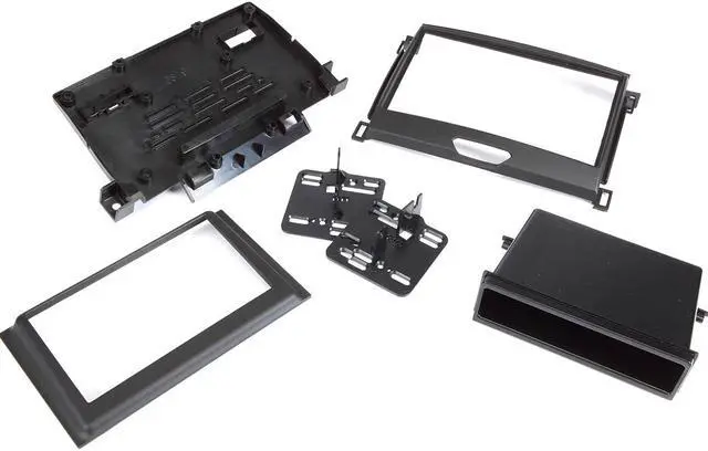 Alt view image 3 of 3 - Metra 99-5857B 1 or 2- DIN Car Stereo Dash Kit Fits Select 2019-up Ford Ranger Vehicles with 4.2" Screen