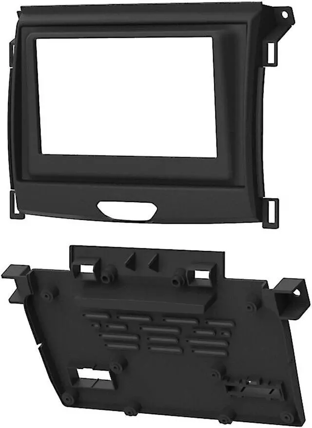 Alt view image 2 of 3 - Metra 99-5857B 1 or 2- DIN Car Stereo Dash Kit Fits Select 2019-up Ford Ranger Vehicles with 4.2" Screen