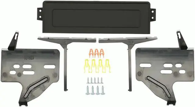 Alt view image 3 of 5 - Metra 99-7394B Single-DIN and Double-DIN Radio Dash Kit Fits Select 2019-up Kia Forte Vehicles