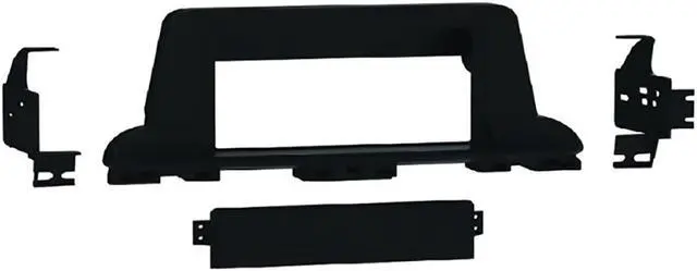 Alt view image 2 of 5 - Metra 99-7394B Single-DIN and Double-DIN Radio Dash Kit Fits Select 2019-up Kia Forte Vehicles
