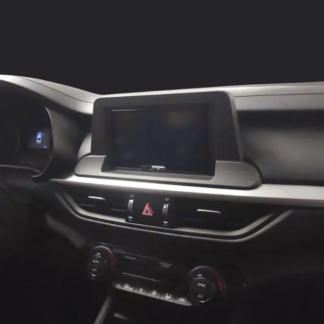 Alt view image 4 of 5 - Metra 99-7394B Single-DIN and Double-DIN Radio Dash Kit Fits Select 2019-up Kia Forte Vehicles