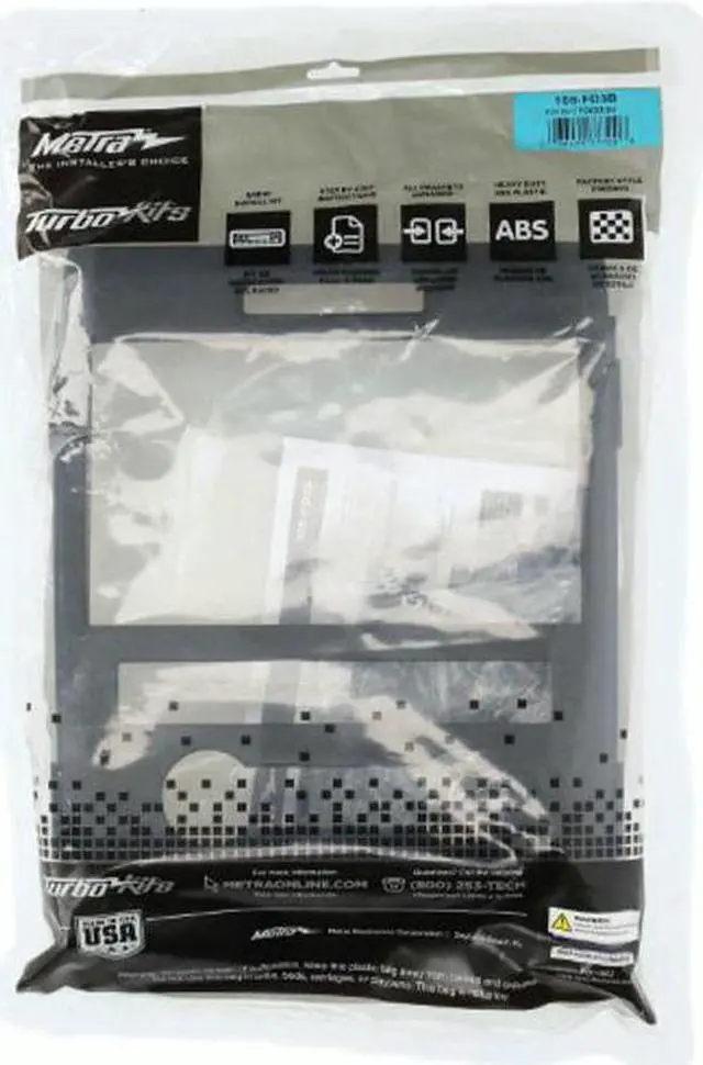 Alt view image 5 of 12 - METRA TM 108FD3B FORD F-150 2009-2014 PIONEER 8 RADIO TRIM - MATTE BLACK