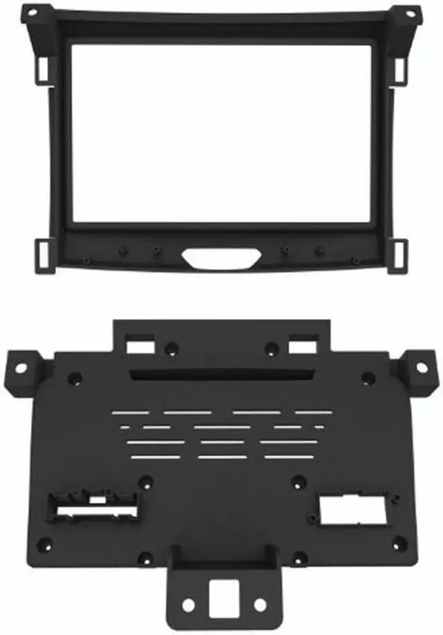 Alt view image 2 of 9 - Metra 108-FD9B Double DIN Dash Kit For Ford Ranger 2019 - Up Matte Black