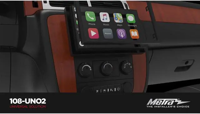 Alt view image 5 of 11 - Metra 108-UN02 Floating Mount Kit Pioneer 8-in Radios