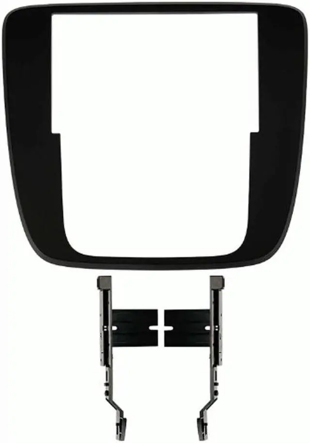 Alt view image 3 of 18 - Metra 108-GM2B Double DIN Dash Kit For Chevrolet / GMC Vehicles Matte Black