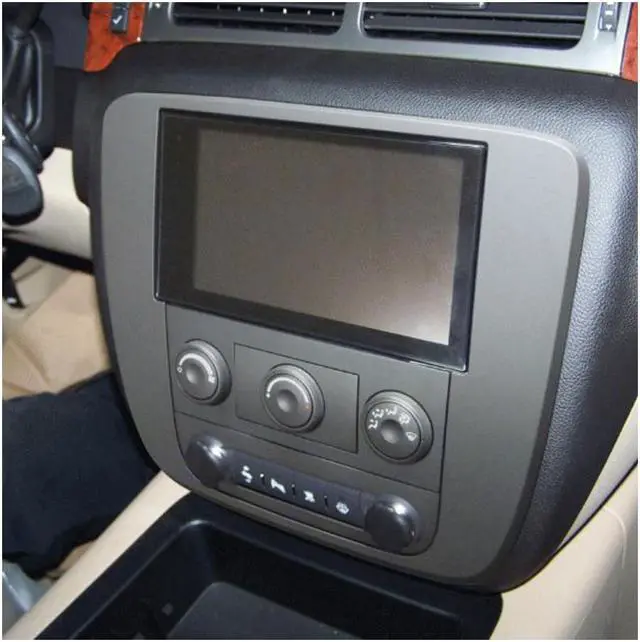 Alt view image 6 of 18 - Metra 108-GM2B Double DIN Dash Kit For Chevrolet / GMC Vehicles Matte Black
