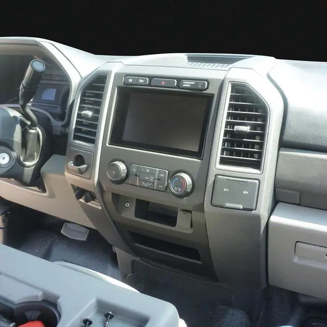Alt view image 3 of 5 - Metra 108-FD7B Double DIN Dash Kit for Select 2017 Ford Vehicles Matte Black