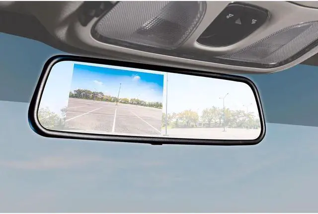 Alt view image 3 of 7 - iBeam TE-RM45 4.5 Inch Replacement Mirror Monitor Digital Color LCD Screen