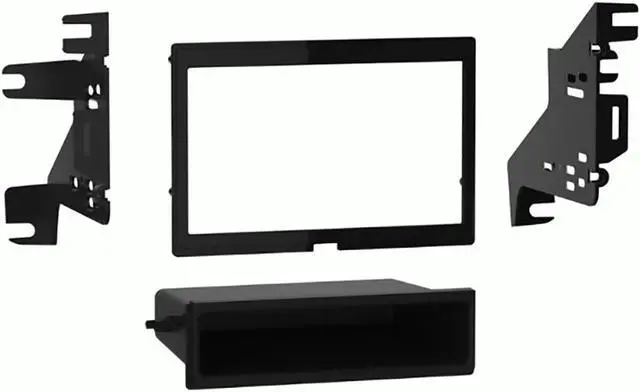 Main image of Metra 99-8731 Single DIN Dash Kit ForSelect 2019-Up Mercedes-Benz Vehicles - Gloss Black