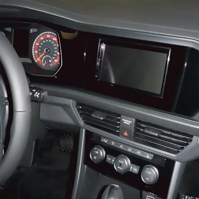 Alt view image 6 of 6 - Metra 99-9014HG Single or Double DIN Dash Kit for 2019-2022 Volkswagen Jetta Vehicles
