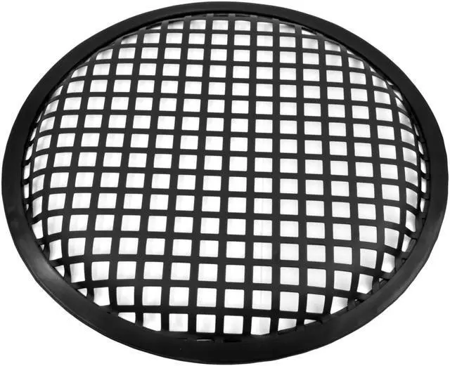 Alt view image 2 of 4 - The Wires Zone 8 Inch Durable Steel Speaker/Subwoofer Grill Waffle Style