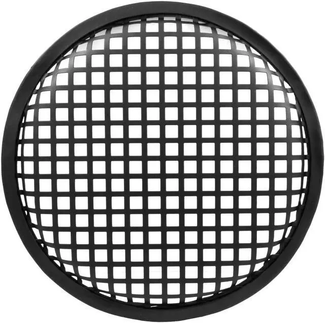 Alt view image 3 of 4 - The Wires Zone 8 Inch Durable Steel Speaker/Subwoofer Grill Waffle Style
