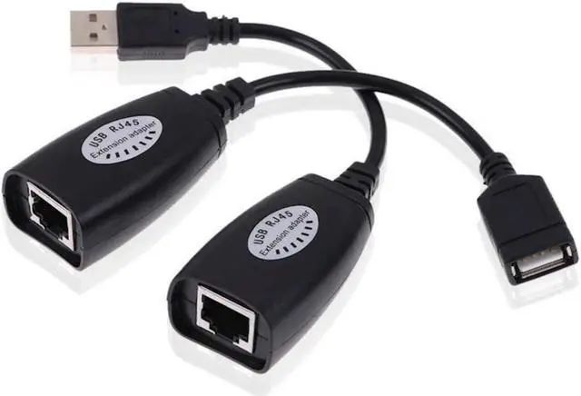 Alt view image 4 of 6 - SABRENT USB-RJXT USB Extension cable over Cat5e RJ45 Extender adapter