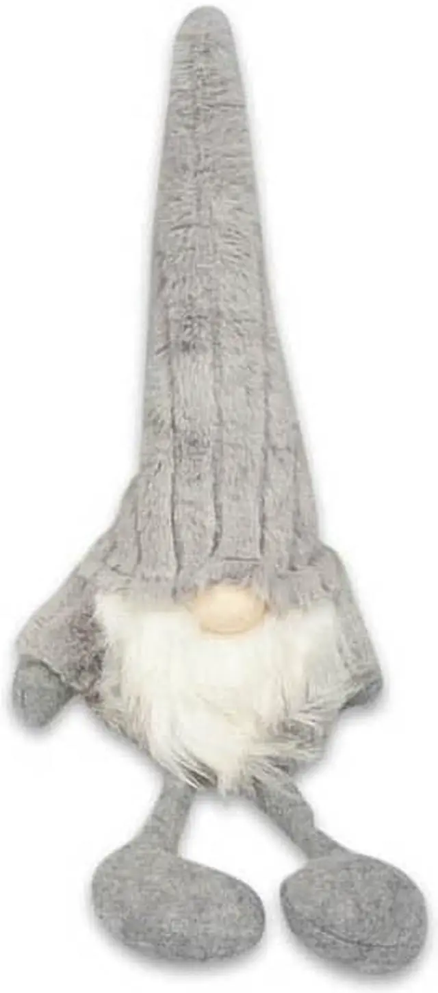 Main image of 17" Christmas Gnome Decoration Indoor/Outdoor Dark Grey Color