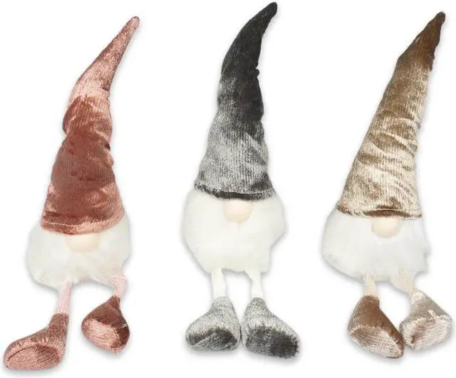 Alt view image 2 of 2 - 12" Holiday Christmas Gnome Indoor/Outdoor Decoration Pink