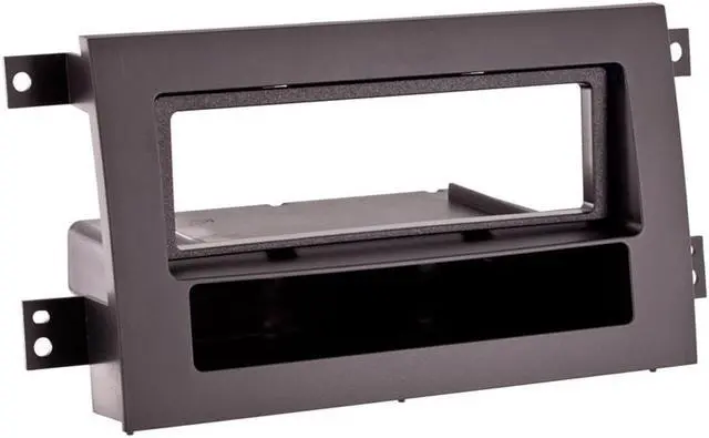 Alt view image 6 of 10 - 2005-2009 Honda Ridgeline Single DIN Turbo Install Kit - Gray