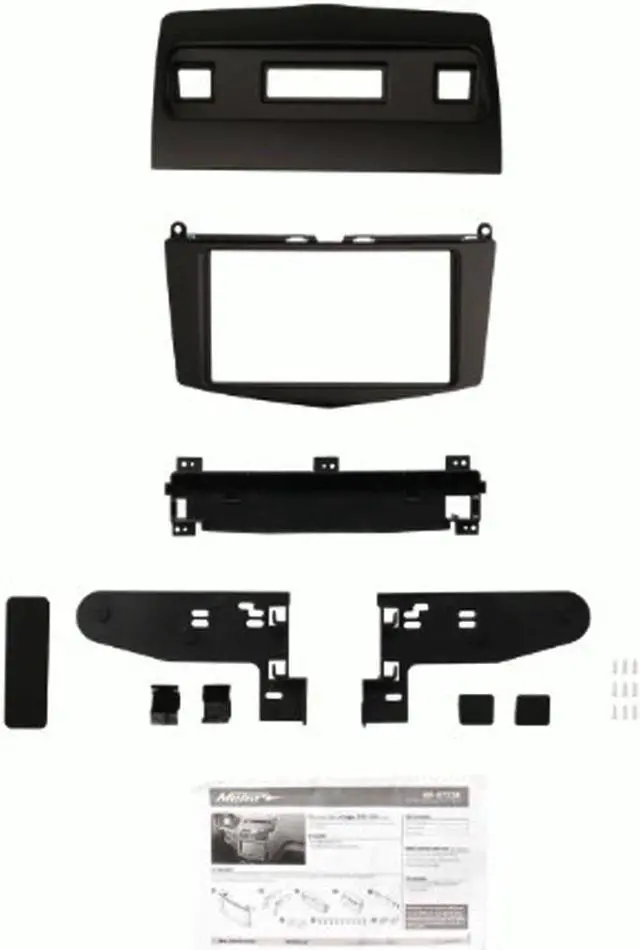 Alt view image 5 of 6 - Metra 95-8733B 2DIN C-Class Dash Kit for Select 2008-2011 Mercedes-Benz Vehicles