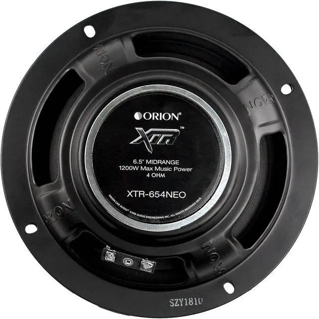 Alt view image 2 of 4 - ORION XTR-654NEO 6.5" Midrange Speakers 1200 Watts Max Power 4 Ohms Car Audio
