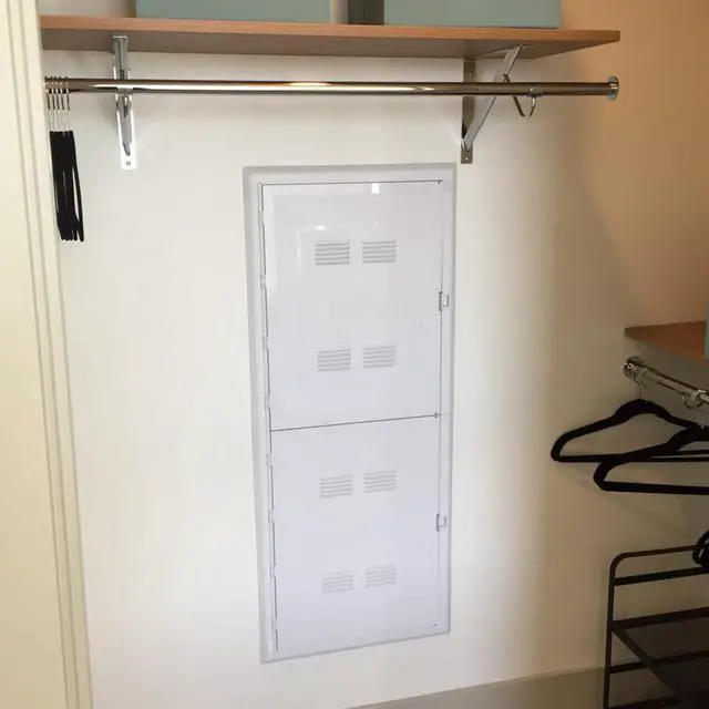 Alt view image 4 of 7 - 42' PLASTIC ENCLOSURE W/ BASE AND 2 DOOR HINGED