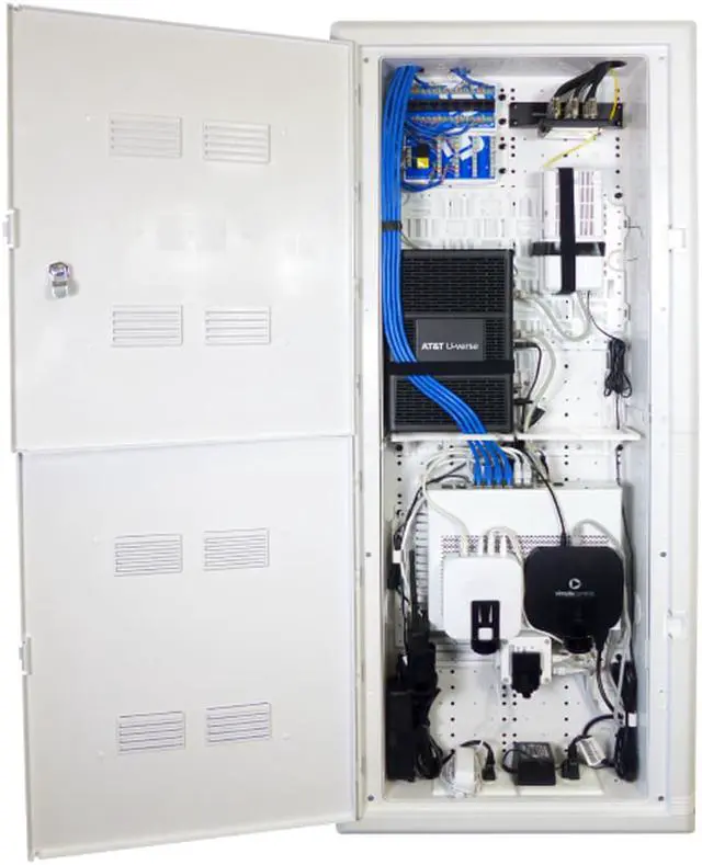 Alt view image 3 of 7 - 42' PLASTIC ENCLOSURE W/ BASE AND 2 DOOR HINGED