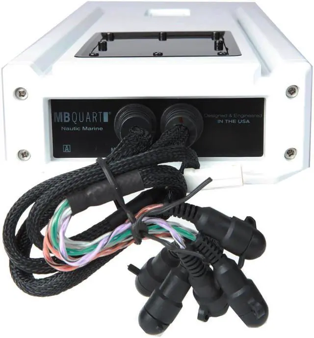 Alt view image 6 of 16 - MB Quart NA3-1000.5 Nautic Marine 1000 Watt 5 Channel Marine Amplifier w/ Bass Remote