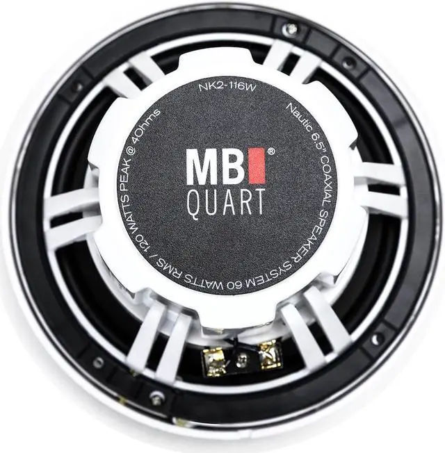 Alt view image 20 of 20 - MB Quart NK2-116W White 2-way coaxial NAUTIC speaker for marine and power sports applications (Pair)