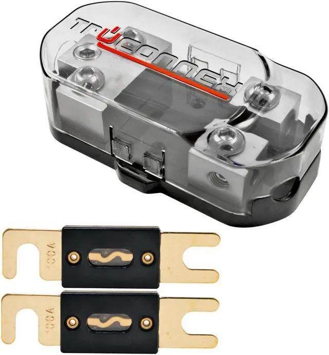 1/0 2 4 8 Gauge Dual ANL Fuse Holder Distribution Block and (2 1/0 2 4 8 Gauge Dual ANL Fuse Holder Distribution Block and (2