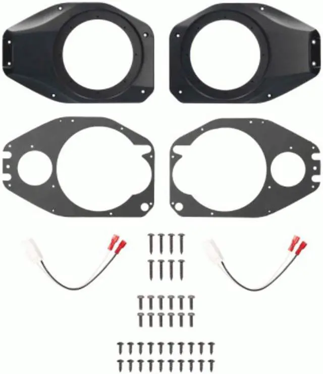 Alt view image 6 of 7 - Metra JP-1015 Soundbar Speaker Kit for Wrangler JL 2018-UP Gladiator 2020-UP