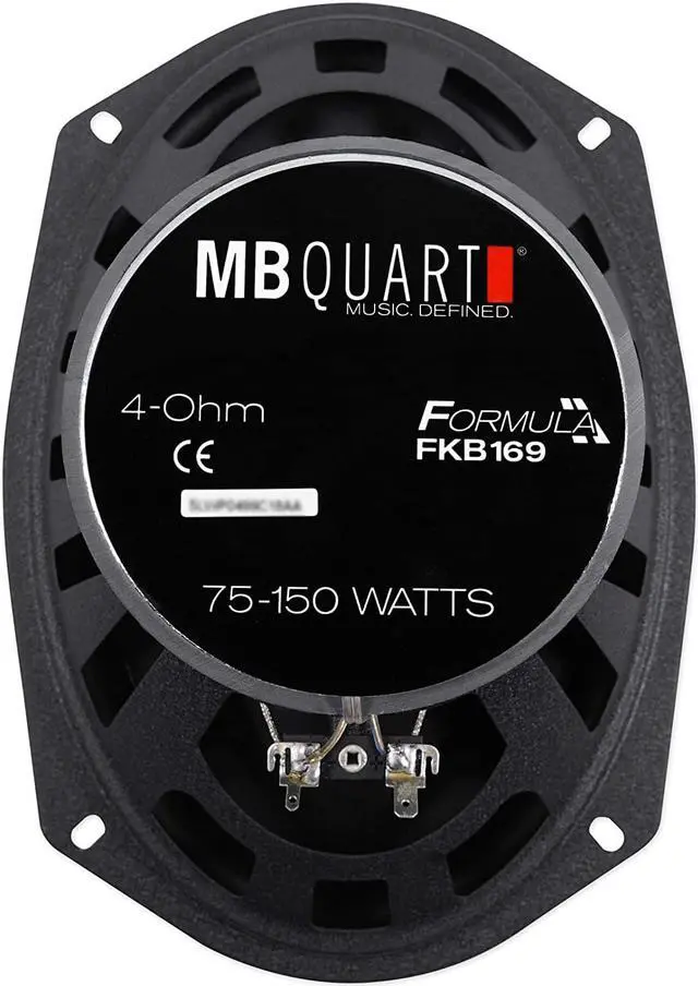 Alt view image 7 of 11 - Maxxsonics MB Quart Formula 6" x 9" 2 Way Coaxial Car Audio Speakers