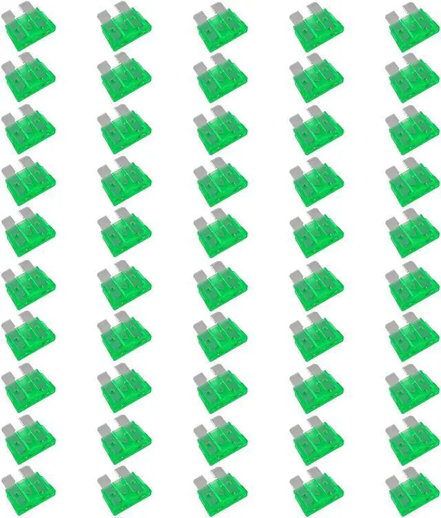 Main image of ATC Blade Style Fuse 30A AMP Automotive Car Truck Fuses Pack of 50
