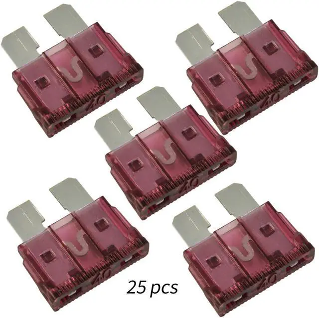 Main image of ATC Blade Style Fuse 40A AMP Automotive Car Truck Fuses Pack of 25