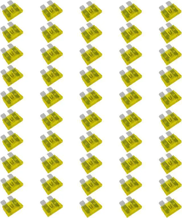 Main image of ATC Blade Style Fuse 20A AMP Automotive Car Truck Fuses Pack of 50