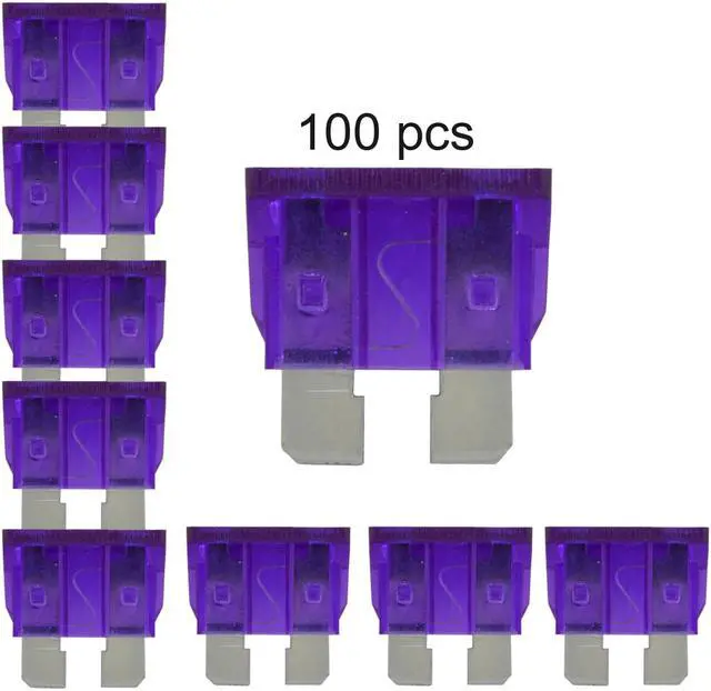 Main image of ATC Blade Style Fuse 3A AMP Automotive Car Truck Fuses Pack of 100