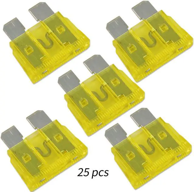 Alt view image 2 of 3 - 10 Pcs 12 Gauge Red ATC Fuse Holder with 20A Pack of 25 ATC Blade Style Fuses
