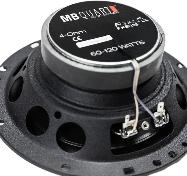 Alt view image 7 of 12 - MB Quart Formula 6.5 inch 2-way coaxial car speakers