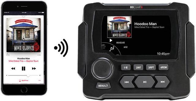 Alt view image 3 of 7 - MB Quart GMR-LED Multimedia Source Unit & NK2-116W 6.5" 2-Way Coaxial Marine Speakers (2 Pair)