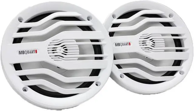 Alt view image 5 of 7 - MB Quart GMR-LED Multimedia Source Unit & NK2-116W 6.5" 2-Way Coaxial Marine Speakers (Pair)