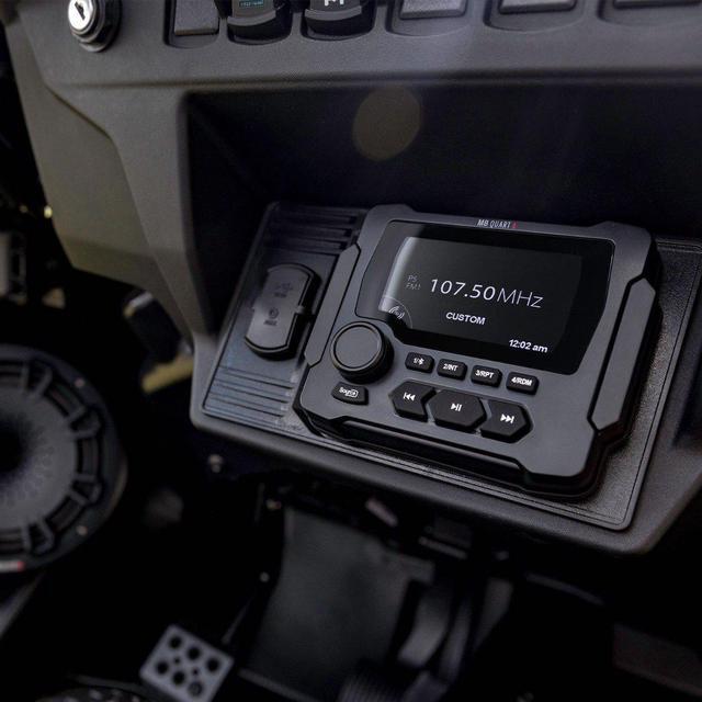 Alt view image 4 of 7 - MB Quart GMR-LED Multimedia Source Unit & NK2-116W 6.5" 2-Way Coaxial Marine Speakers (2 Pair)