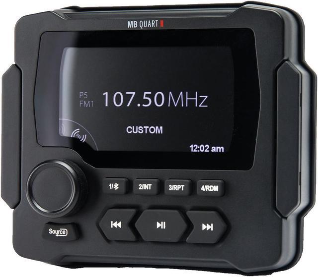 Alt view image 2 of 7 - MB Quart GMR-LED Multimedia Source Unit & NK2-116W 6.5" 2-Way Coaxial Marine Speakers (2 Pair)