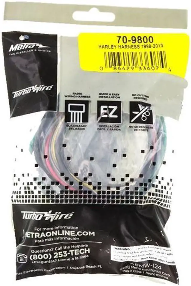 Alt view image 2 of 12 - METRA TM 709800 HARNESS  HARLEY-DAVIDSON R  1998-2013